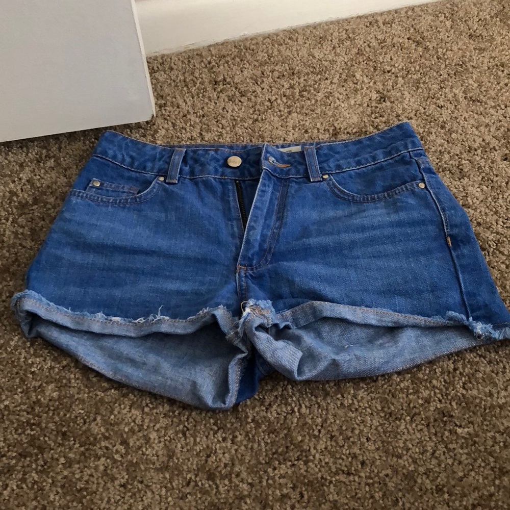 Top shop petite Moto shorts